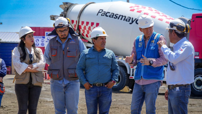 ¡LAS OBRAS CONTINÚAN! AVANZA LA CONSTRUCCIÓN DE LA I.E. INMACULADA DE LA MERCED DE CHIMBOTE