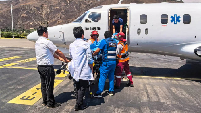 GOBIERNO REGIONAL LOGRA TRASLADO AÉREO URGENTE PARA SALVAR LA VIDA DE JOVEN PACIENTE
